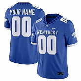 Men's Kentucky Wildcats CUSTOM ROYAL Nike NCAA COLLEGE FOOTBALL Stitched Jersey,baseball caps,new era cap wholesale,wholesale hats
